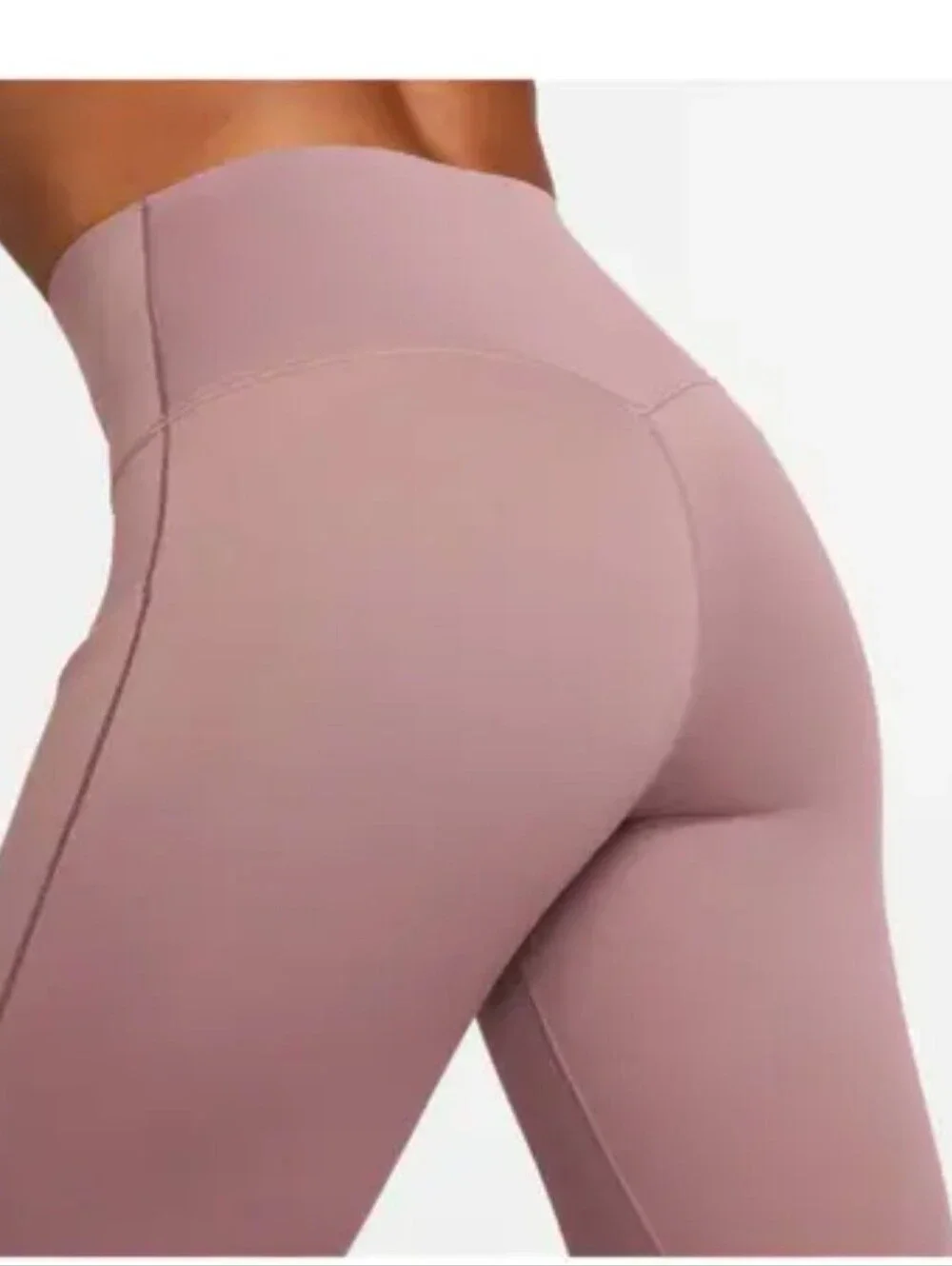 Nike Universa 7/8 High-Waist Training Leggings - Mauve